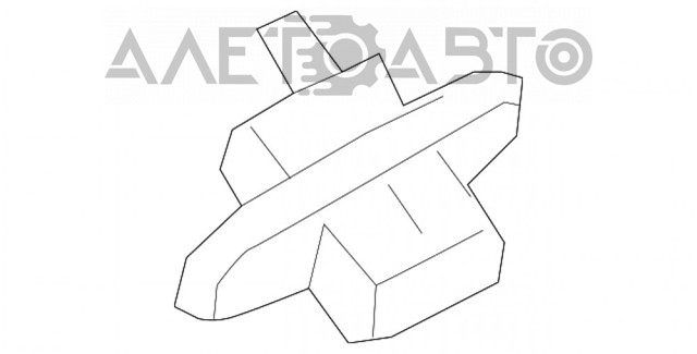 Botón de accionamiento del cierre de la tapa del maletero (puerta trasera 3/5) Mazda KB7W624B0