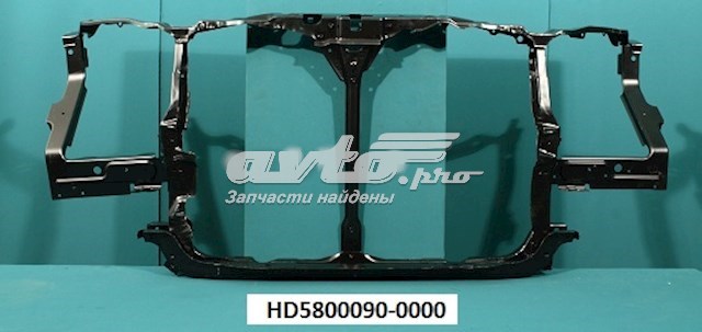 Soporte de radiador completo (panel de montaje para foco) para Honda Pilot 
