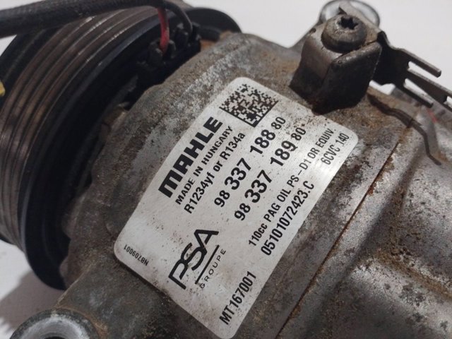 9833718880 Peugeot/Citroen Compresor climatizador