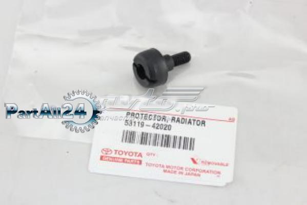 Clips de fijación para rejilla de radiador para Toyota Corolla (E15)