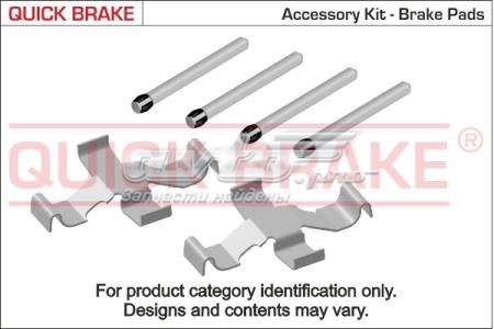 109-0903 Quick Brake conjunto de muelles almohadilla discos traseros