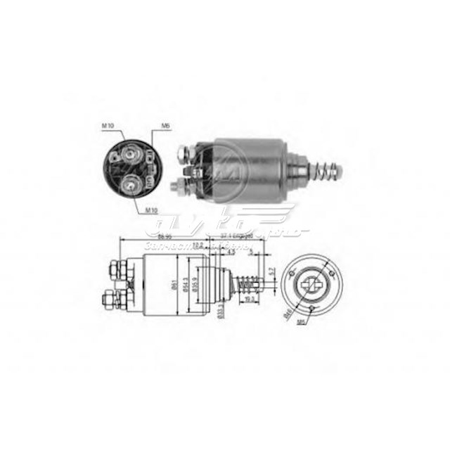 ZM645 ZM interruptor magnético, estárter