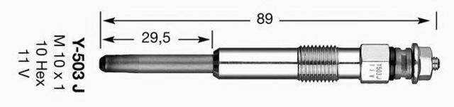 Bujía de precalentamiento NGK Y503J