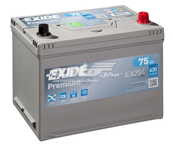 Batería de arranque EXIDE EA754