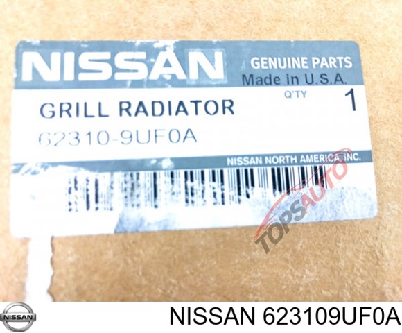 Comprar 623109UF0A Nissan/Infiniti Rejilla frontal