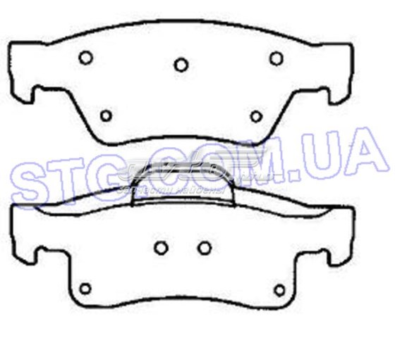 QC1498 Wagner pastillas de freno traseras