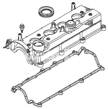 98014752 General Motors junta, tapa de culata de cilindro, anillo de junta