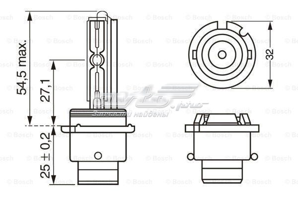 Bombilla De Xenon BOSCH 1987302906