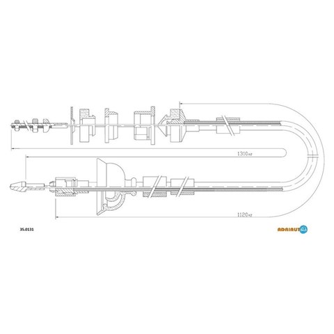 E074347 Peugeot/Citroen cable de embrague