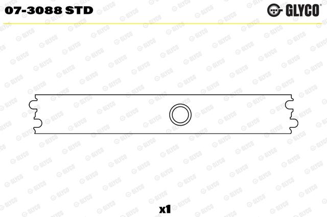 Comprar 073088STD Glyco Buje del eje intermedio
