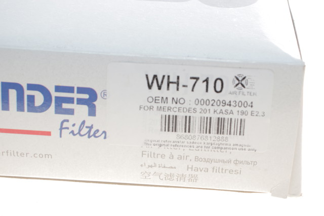 El filtro de aire Wunder WH710 precio, desde 11,77 EUR