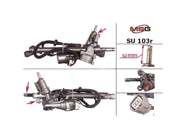 SU103R MSG Rebuilding cremallera de dirección