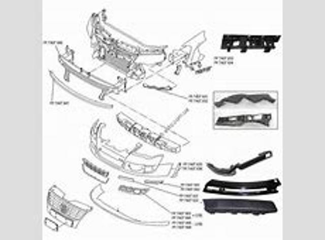 Comprar FP7407931 FPS Soporte exterior izquierdo del parachoques delantero