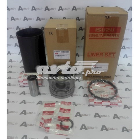 1878137670 Isuzu kit de pistón (émbolo + camisa)