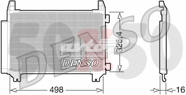 DCN50028 Denso condensador aire acondicionado