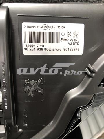 9823193880 Peugeot/Citroen Luz derecha