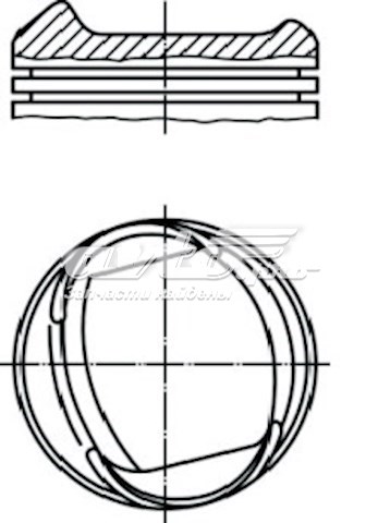 20760 STD AE pistón completo para 1 cilindro, std