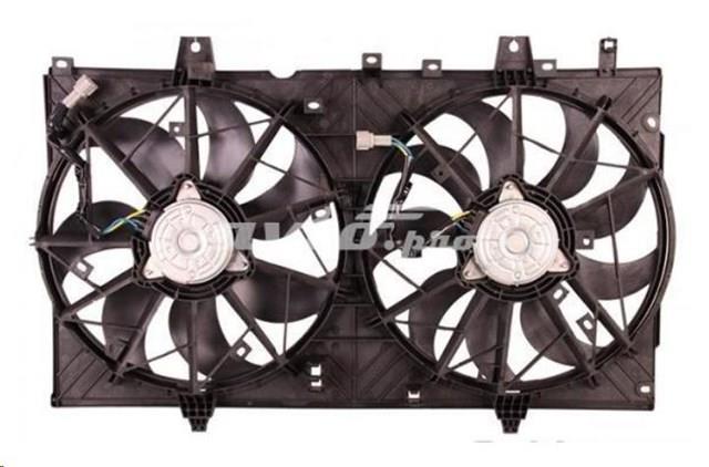 214815HA0A Nissan difusor de radiador, ventilador de refrigeración, condensador del aire acondicionado, completo con motor y rodete