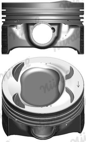 Pistón completo para 1 cilindro, segunda reparación (+0,50 mm) Nural 8743390710 precio, desde 94,92 EUR