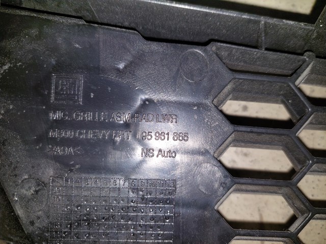 95961865 General Motors rejilla de radiador