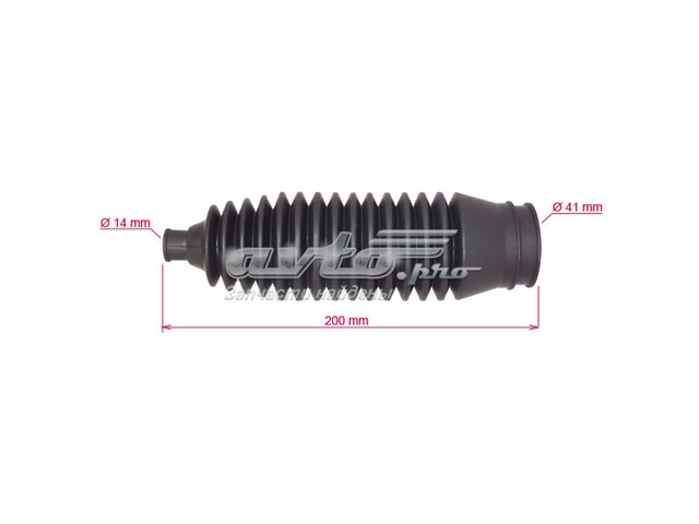 Fuelle dirección MT206DUSTER MSG