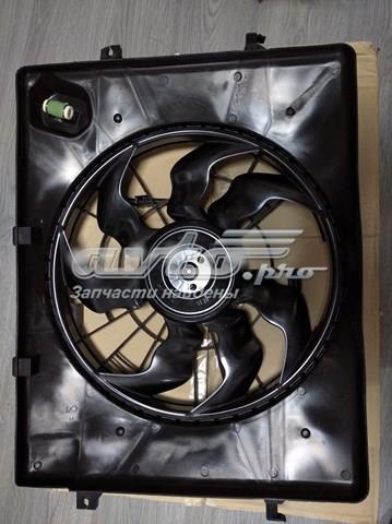 253803S200 Hyundai/Kia difusor de radiador, ventilador de refrigeración, condensador del aire acondicionado, completo con motor y rodete