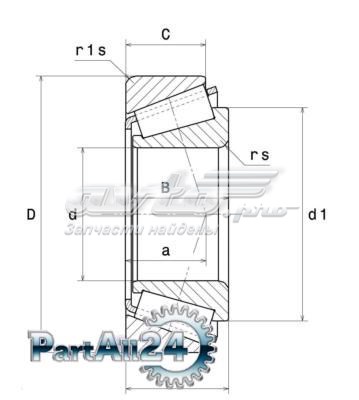 Comprar HR30207J NSK Cojinete interior del semieje trasero