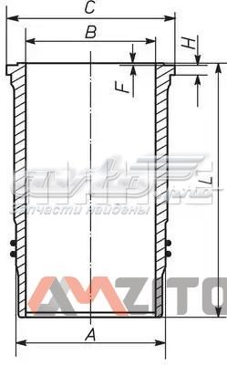 037WN5601 Mahle Original Camisa del cilindro