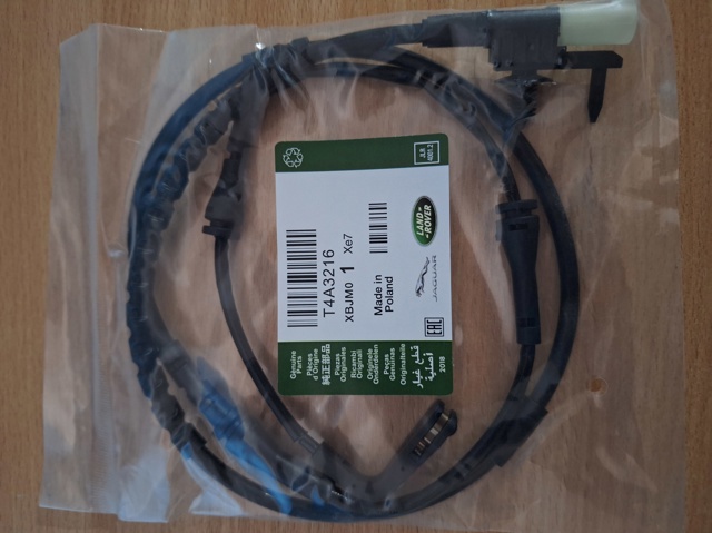 Comprar T4A3216 Jaguar Sensor de desgaste de pastillas de freno trasero