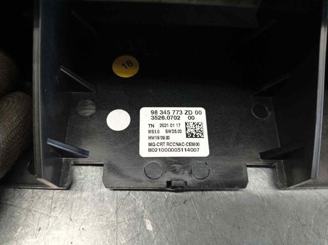 98345773ZD Peugeot/Citroen Pantalla multifuncion