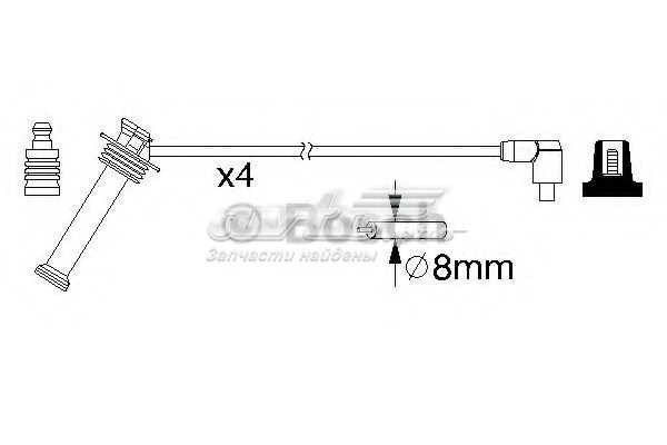 986357208 Bosch Cables de alta tensión, juego