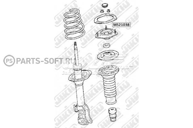 MS21038 Jikiu soporte amortiguador delantero