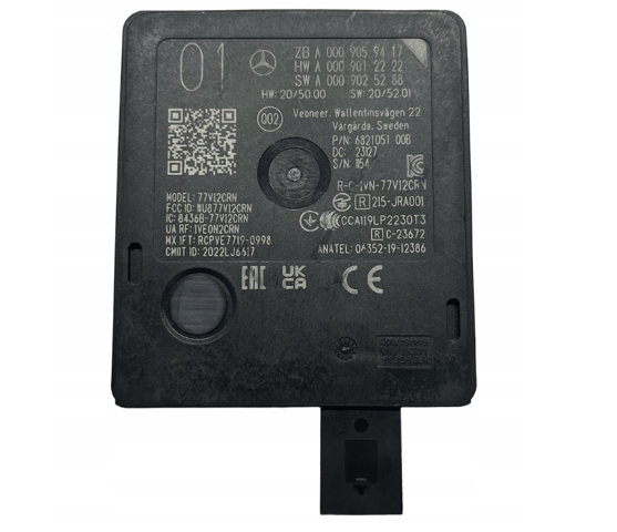 A0009059417 Mercedes Sensor de ángulo muerto trasero