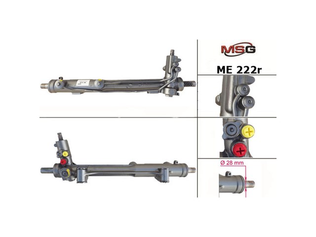 ME222R MSG Rebuilding Cremallera caja de direccion