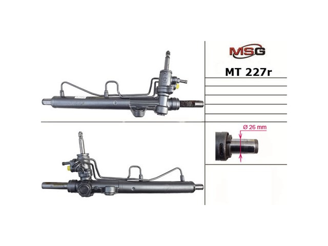 MT227R MSG Rebuilding cremallera de dirección