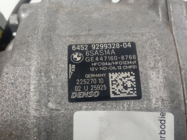Comprar 6452929932804 BMW Compresor de aire acondicionado coche