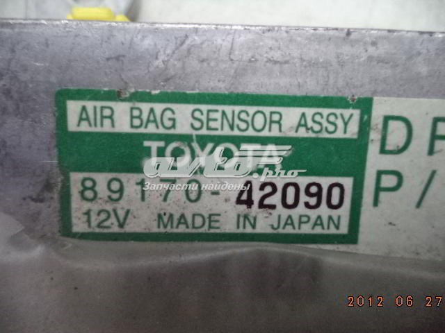 8917042090 Toyota procesador del modulo de control de airbag