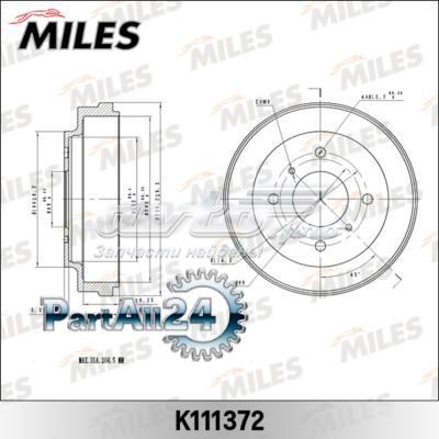 K111372 Miles freno de tambor trasero