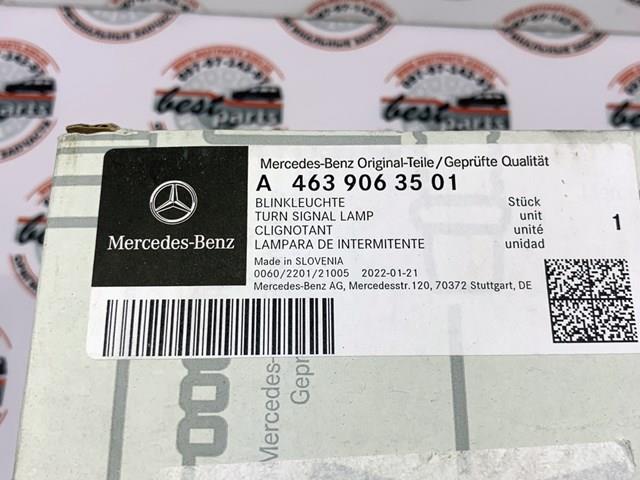 Luz intermitente de guardabarros izquierdo A4639063501 Mercedes
