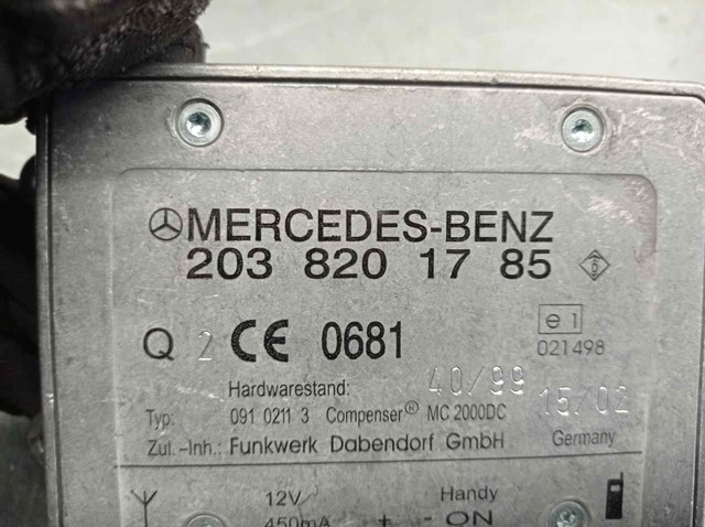 2038201785 Mercedes Amplificador de señal de antena