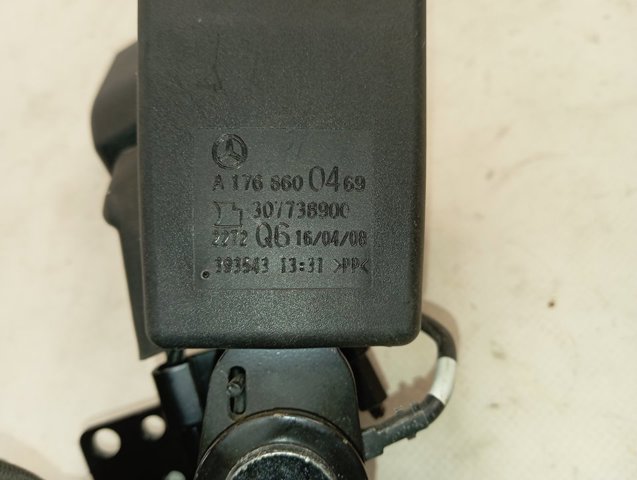 Comprar A1768600469 Mercedes Cinturón de seguridad trasero derecho