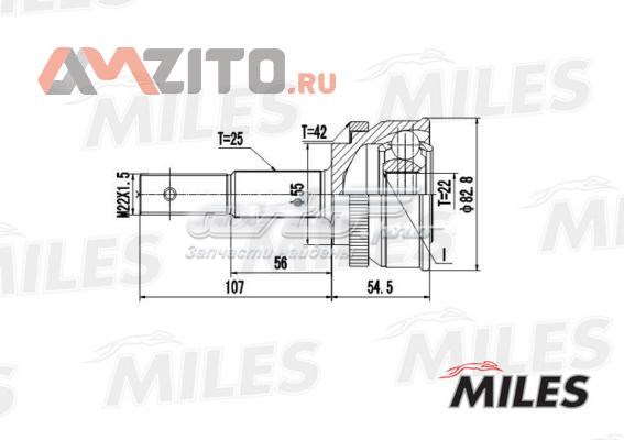 GA20291 Miles junta homocinética exterior delantera