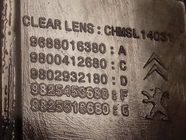 Tercera luz de freno 9688016380 Peugeot/Citroen