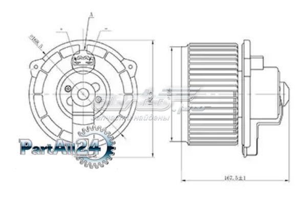 Comprar LFH1950 Luzar Motor de calefacción