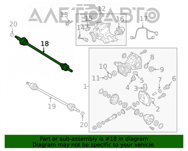 49601S1000 Hyundai/Kia árbol de transmisión trasero derecho