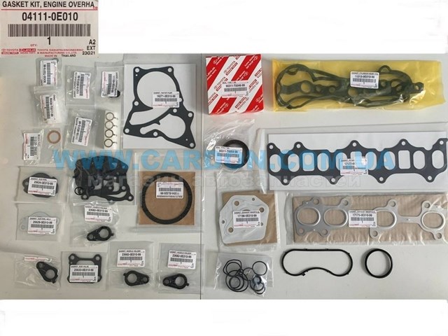Kit completo de juntas del motor para Toyota FORTUNER (N15, N16)