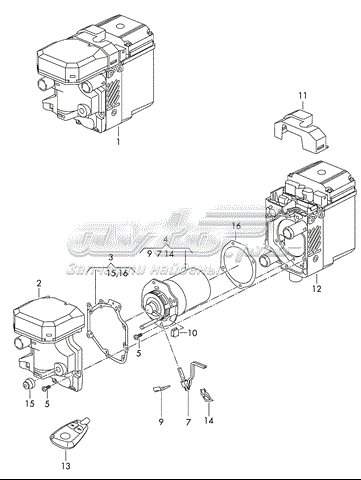 Calentador Electrico Calefaccion auxiliar Volkswagen AMAROK (2HA, 2HB, S1B, S6B, S7A, S7B)