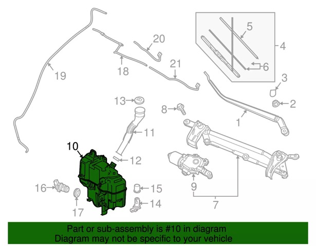 Deposito del lavaparabrisas Mazda BJT667481 precio, desde 174,06 EUR