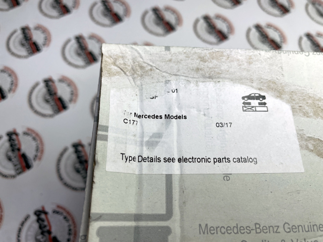 Pastillas de freno delanteras Mercedes A0004205303