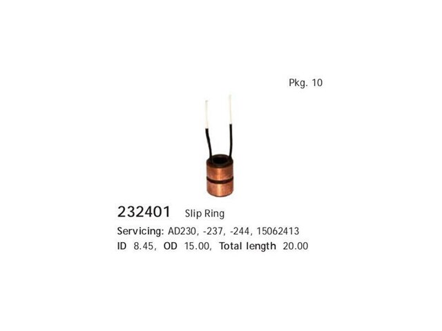 Comprar 232401 Cargo Colector de rotor de generador